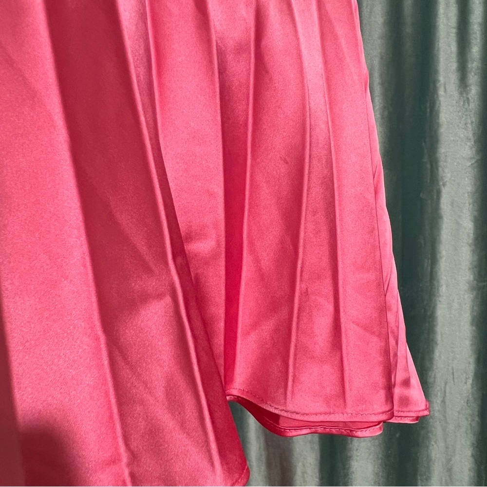 AMUR Kin Strapless Pleated Midi-Dress - Picture 6 of 6